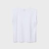 Camiseta básica con hombreras Camiseta básica con hombreras