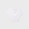 Camiseta básica con mangas de murciélago Camiseta básica con mangas de murciélago