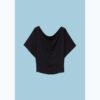 Camiseta básica con mangas de murciélago Camiseta básica con mangas de murciélago