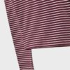 Camiseta básica de algodón a rayas de manga larga Camiseta básica de algodón a rayas de manga larga