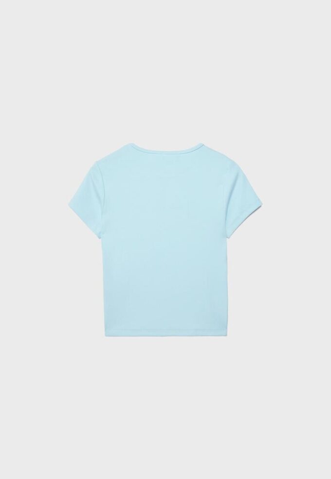 Camiseta básica de corte ajustado Camiseta básica de corte ajustado