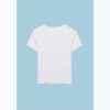 Camiseta básica de corte ajustado