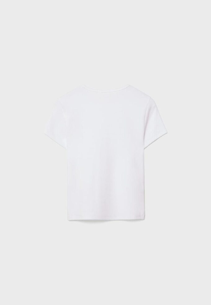 Camiseta básica de corte ajustado Camiseta básica de corte ajustado