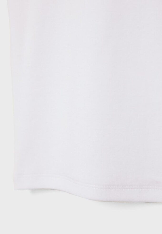 Camiseta básica de corte ajustado Camiseta básica de corte ajustado