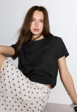 Camiseta básica de corte regular y tacto suave