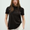 Camiseta básica de corte regular y tacto suave Camiseta básica de corte regular y tacto suave