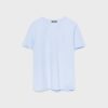 Camiseta básica de corte regular y tacto suave Camiseta básica de corte regular y tacto suave