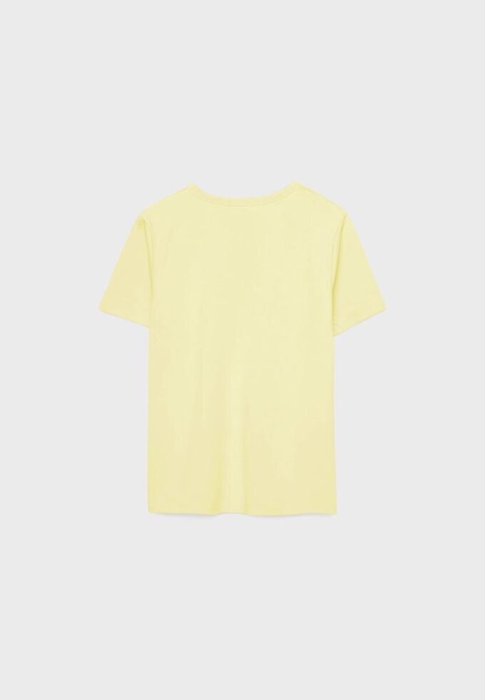 Camiseta básica de corte regular y tacto suave Camiseta básica de corte regular y tacto suave