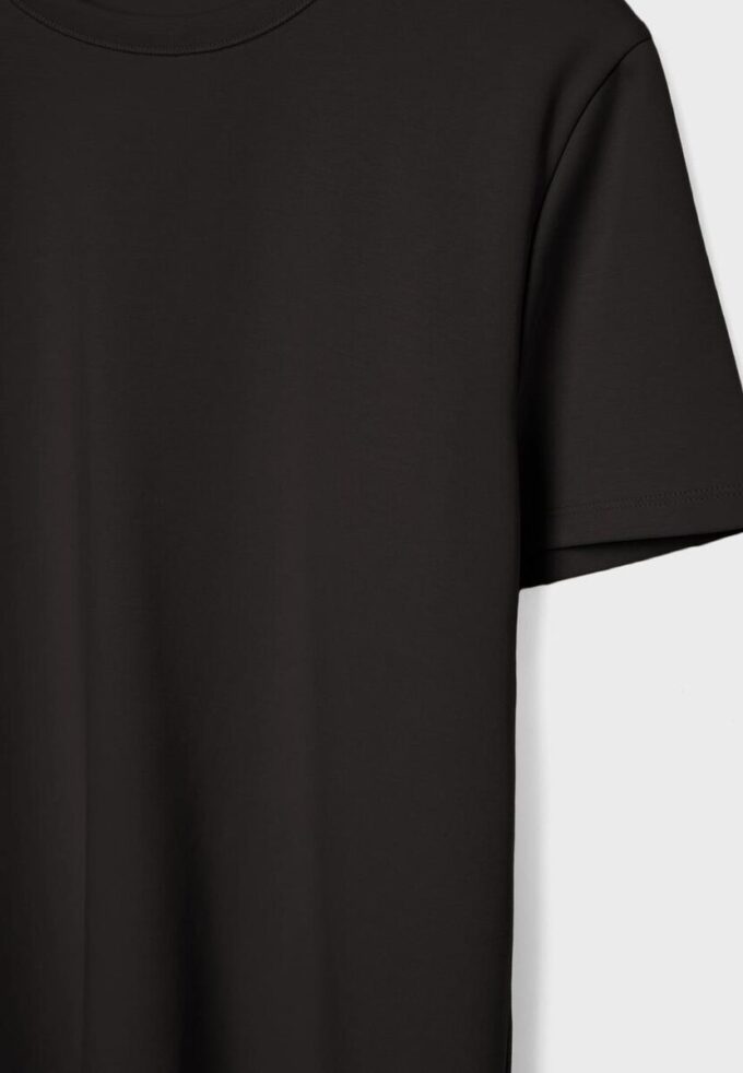 Camiseta básica de corte regular y tacto suave Camiseta básica de corte regular y tacto suave