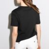 Camiseta básica de corte regular y tejido grueso Camiseta básica de corte regular y tejido grueso