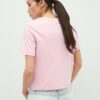 Camiseta básica de corte regular y tejido grueso Camiseta básica de corte regular y tejido grueso