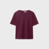 Camiseta básica de corte regular y tejido grueso Camiseta básica de corte regular y tejido grueso