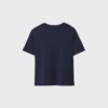 Camiseta básica de corte regular y tejido grueso Camiseta básica de corte regular y tejido grueso