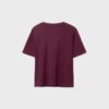 Camiseta básica de corte regular y tejido grueso Camiseta básica de corte regular y tejido grueso