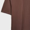 Camiseta básica de corte regular y tejido grueso Camiseta básica de corte regular y tejido grueso