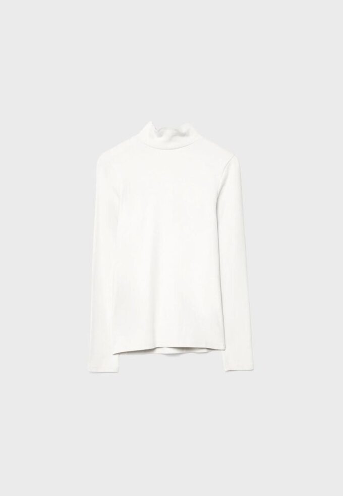 Camiseta básica de cuello alto Camiseta básica de cuello alto