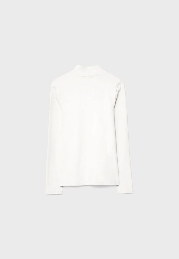 Camiseta básica de cuello alto Camiseta básica de cuello alto