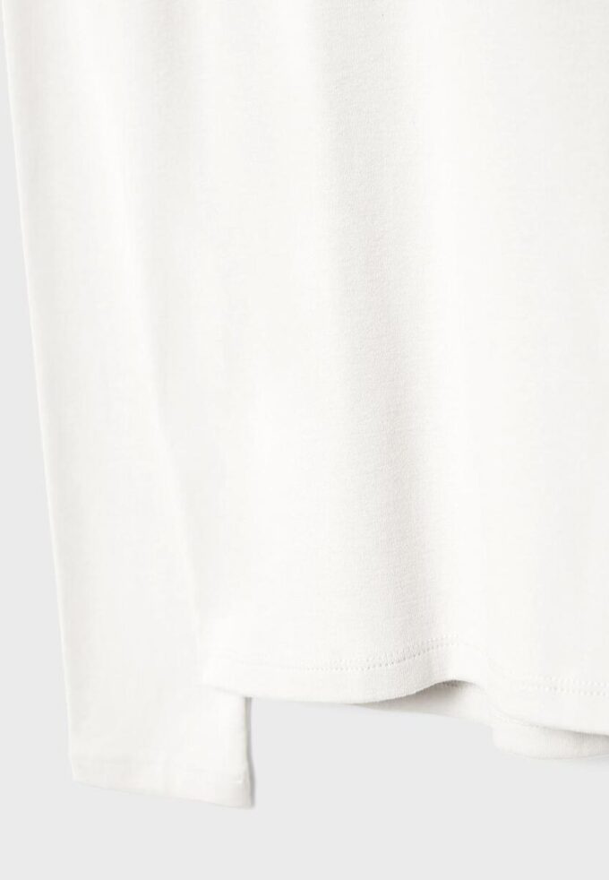 Camiseta básica de cuello alto Camiseta básica de cuello alto