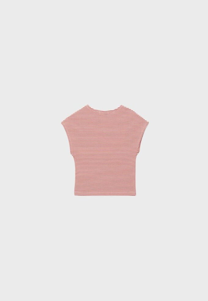 Camiseta básica de manga corta a rayas Camiseta básica de manga corta a rayas