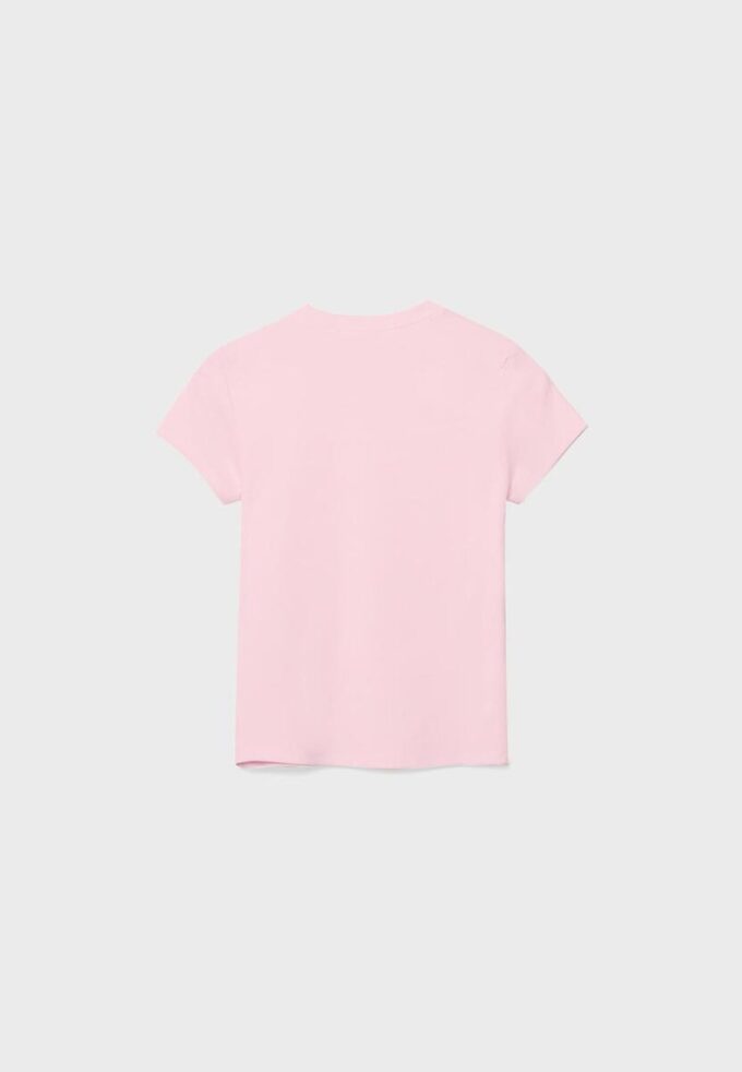 Camiseta básica de manga corta y cuello redondo Camiseta básica de manga corta y cuello redondo