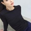 Camiseta básica de manga larga Camiseta básica de manga larga