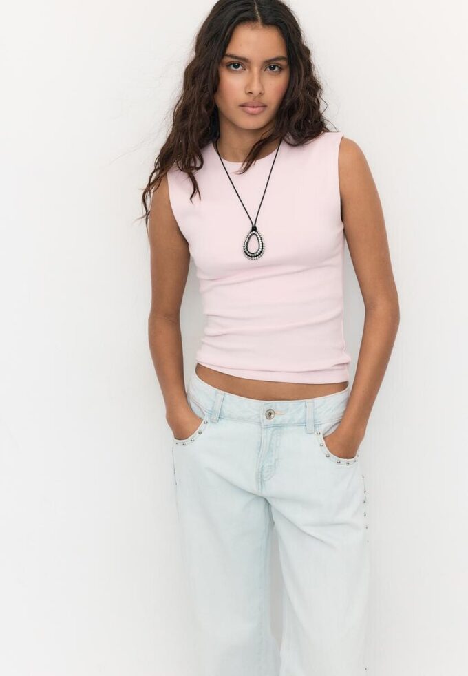Camiseta básica sin mangas Camiseta básica sin mangas