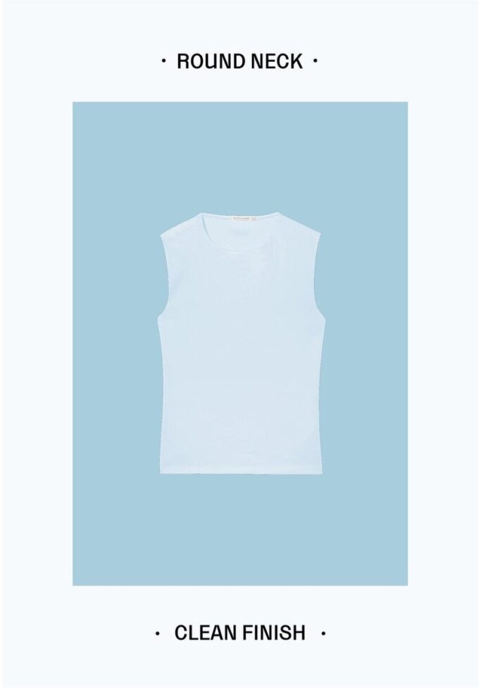 Camiseta básica sin mangas