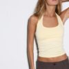 Camiseta con cuello halter Camiseta con cuello halter