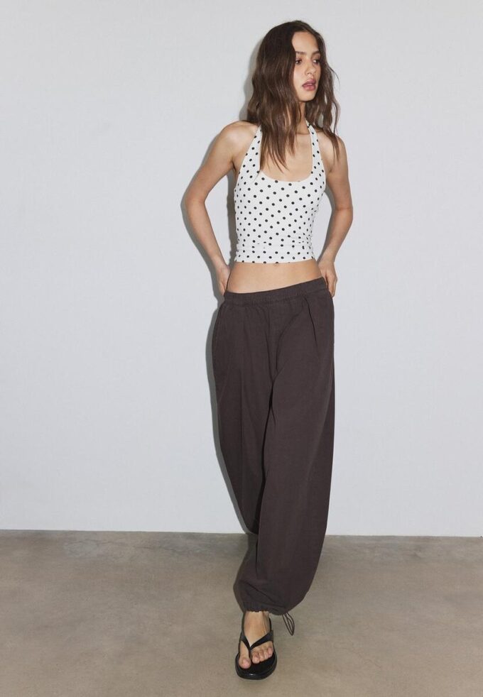 Camiseta con cuello halter Camiseta con cuello halter
