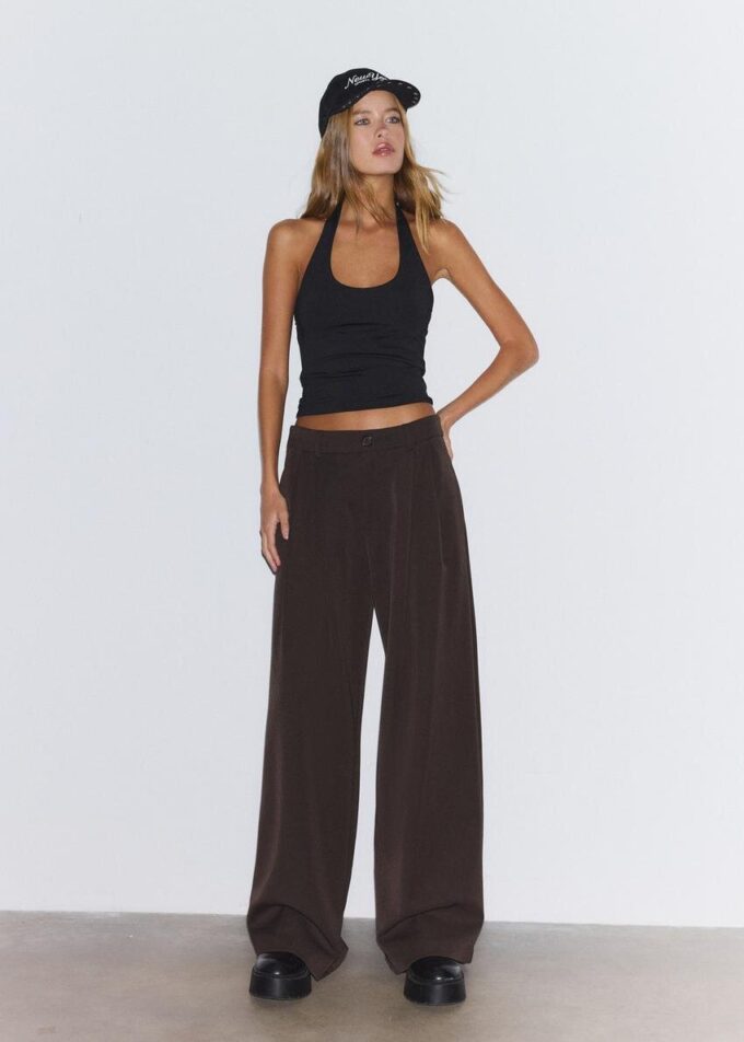 Camiseta con cuello halter Camiseta con cuello halter