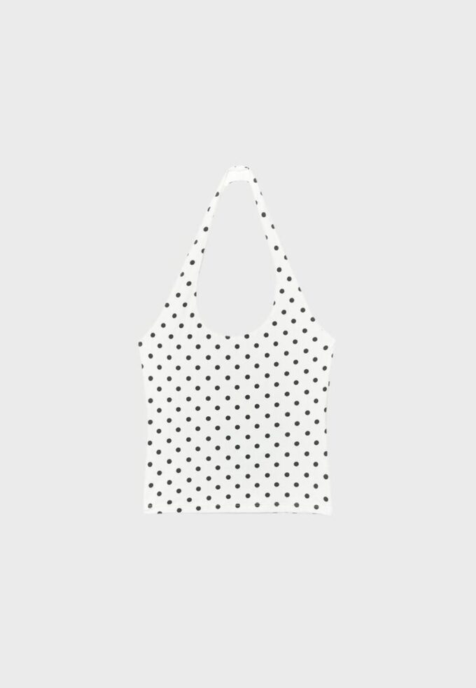 Camiseta con cuello halter Camiseta con cuello halter