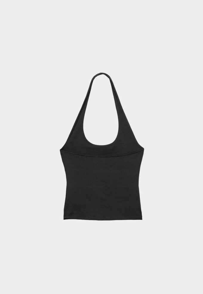 Camiseta con cuello halter Camiseta con cuello halter