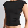 Camiseta con espalda abierta Camiseta con espalda abierta