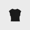 Camiseta corta ajustada básica Camiseta corta ajustada básica