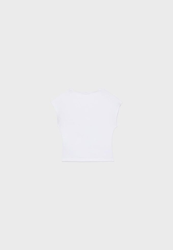 Camiseta corta ajustada básica Camiseta corta ajustada básica