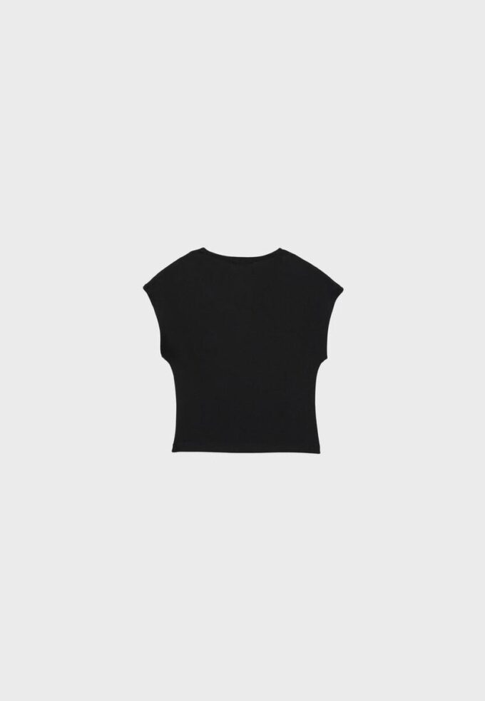 Camiseta corta ajustada básica Camiseta corta ajustada básica