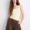 Camiseta de canalé con espalda nadadora Camiseta de canalé con espalda nadadora