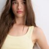Camiseta de canalé con espalda nadadora Camiseta de canalé con espalda nadadora
