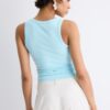 Camiseta de canalé con espalda nadadora Camiseta de canalé con espalda nadadora