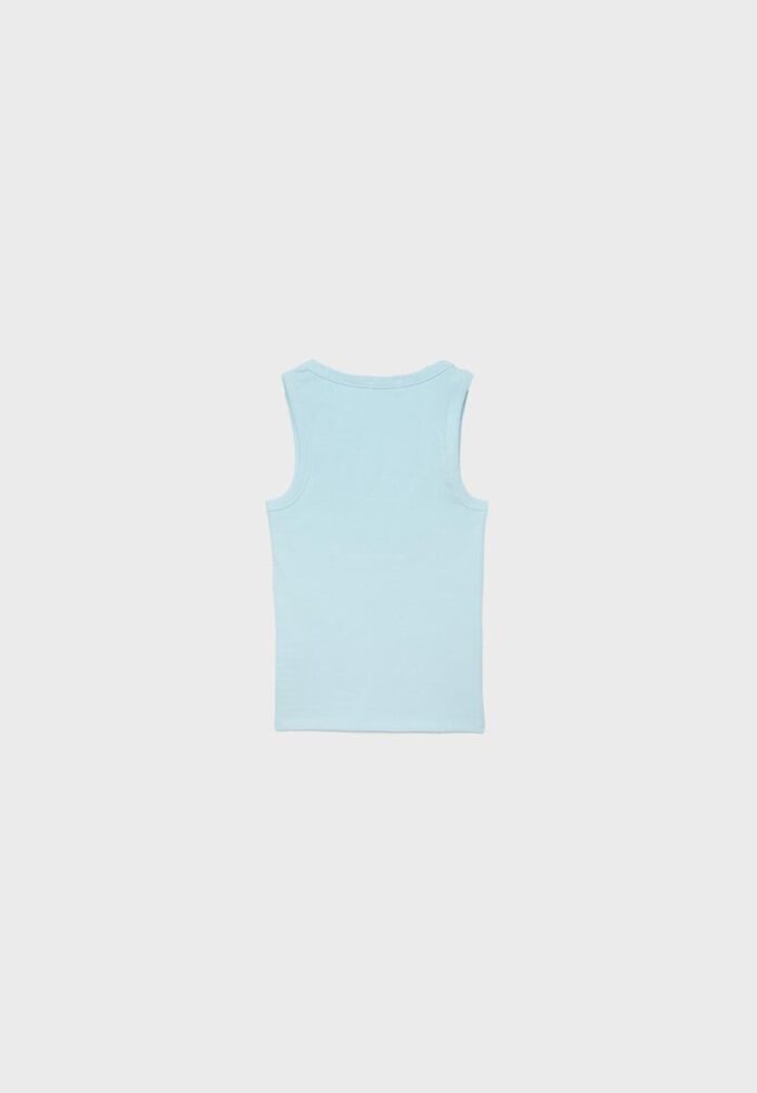 Camiseta de canalé con espalda nadadora Camiseta de canalé con espalda nadadora