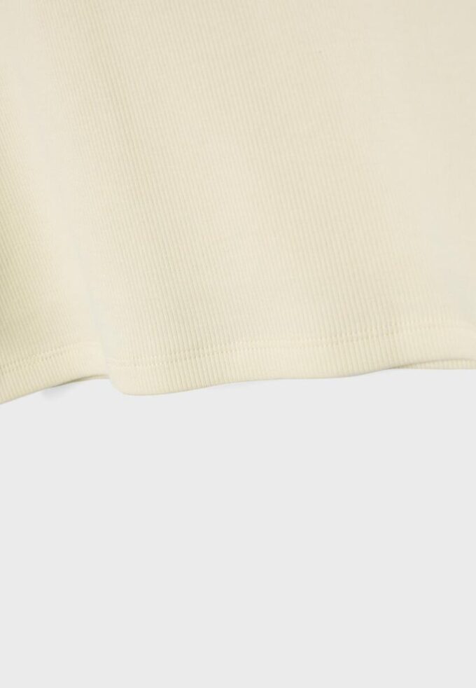 Camiseta de canalé con espalda nadadora Camiseta de canalé con espalda nadadora