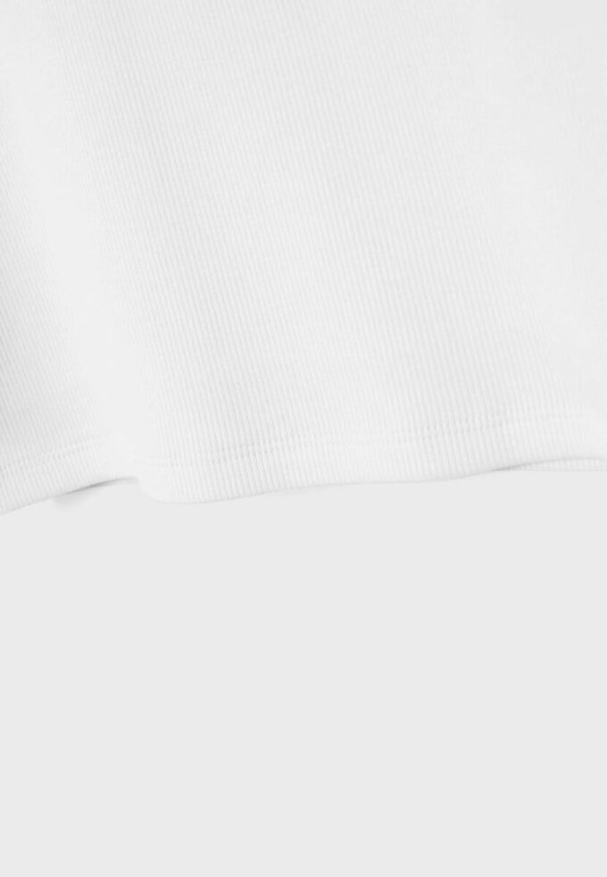 Camiseta de canalé con espalda nadadora Camiseta de canalé con espalda nadadora