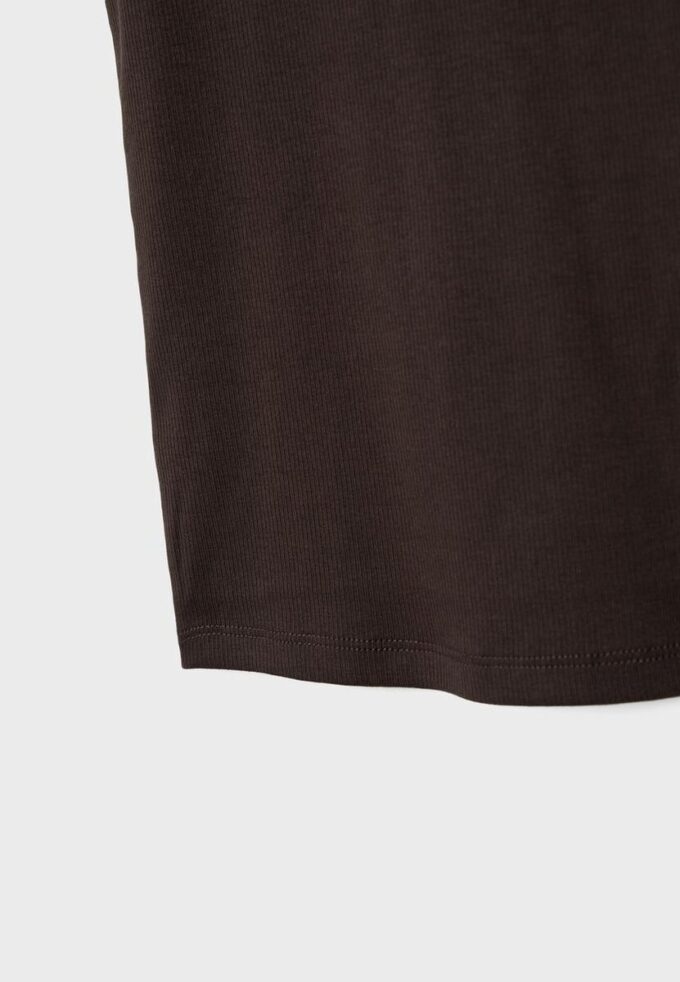 Camiseta de canalé con espalda nadadora Camiseta de canalé con espalda nadadora
