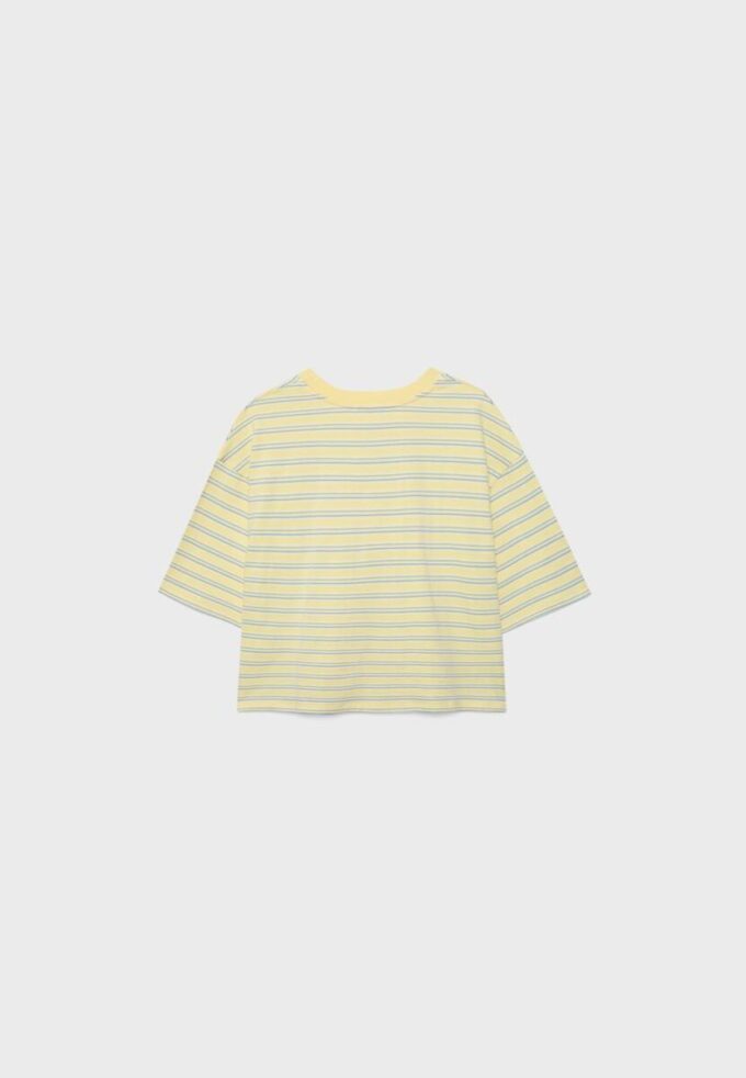 Camiseta de manga corta a rayas