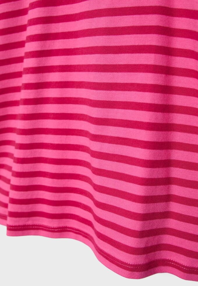 Camiseta de manga corta a rayas