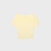 Camiseta de manga corta con cuello barco Camiseta de manga corta con cuello barco