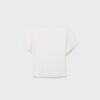 Camiseta de manga corta con cuello barco