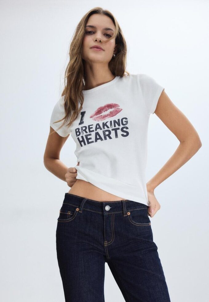 Camiseta de manga corta con estampado