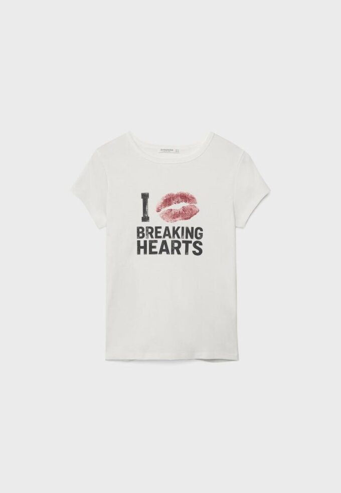 Camiseta de manga corta con estampado