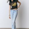 Camiseta de manga corta con estampado de plátanos